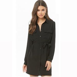 Black Shirtdress